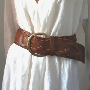 Woven Leather Belt